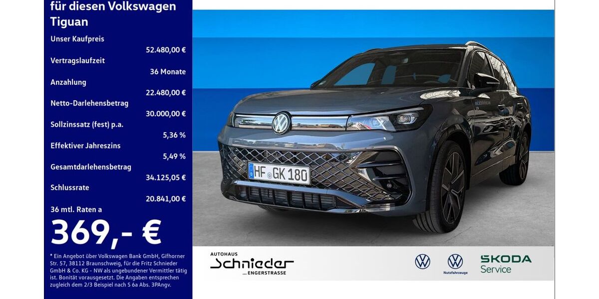 VW Tiguan 5.000 km 52.480 &euro; Herford 32051