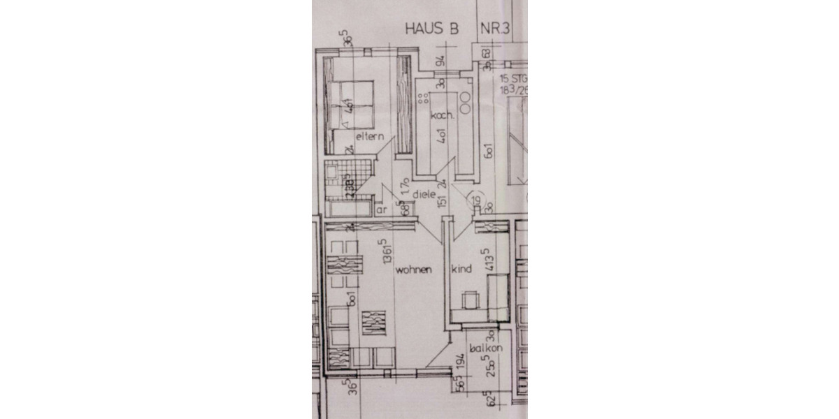 Etagenwohnung Steinhöfel - 3 Zimmer, 75 m&sup2;, 800&euro; | Angebot:24794555