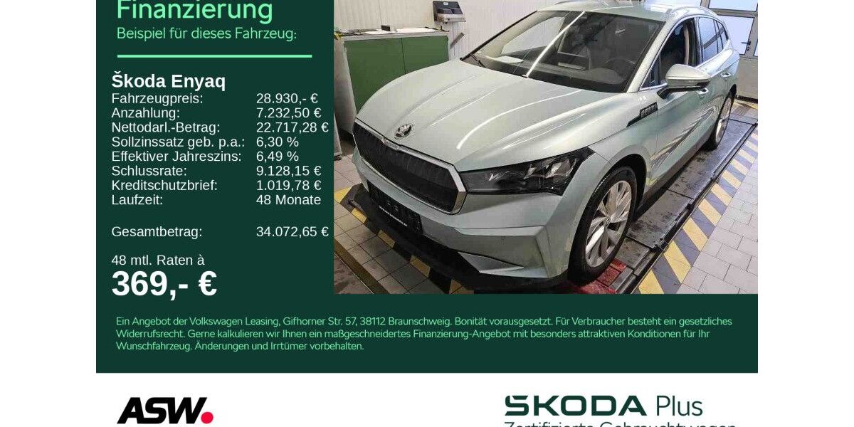 Skoda Enyaq 41.700 km 31.530 &euro; Bad Rappenau 74906