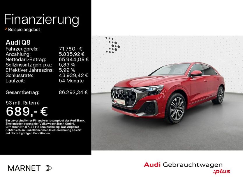 Audi Q8 19.048 km 71.780 € Bad Nauheim 61231
