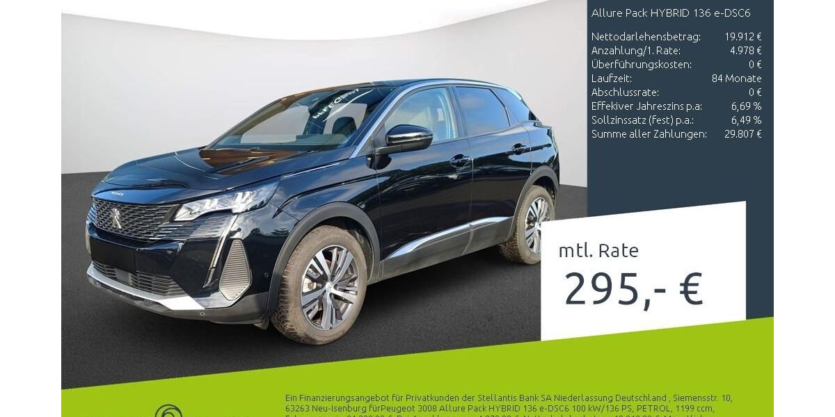 Peugeot 3008 15.062 km 24.689 &euro; Dülmen 48249