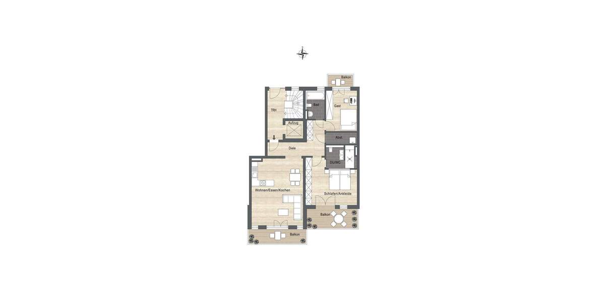 Etagenwohnung Bad Aibling - 3 Zimmer, 103 m&sup2;, 695.000&euro; | Angebot:25689917