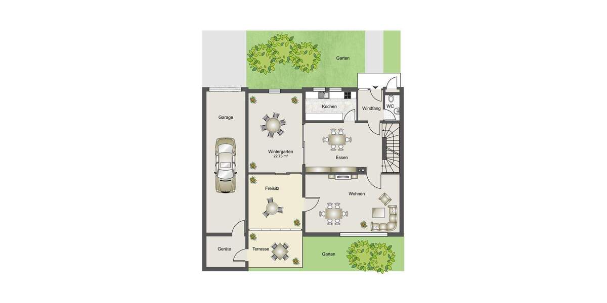 Doppelhaushälfte Augsburg Göggingen - 7 Zimmer, 145 m&sup2;, 599.000&euro; | Angebot:25066594