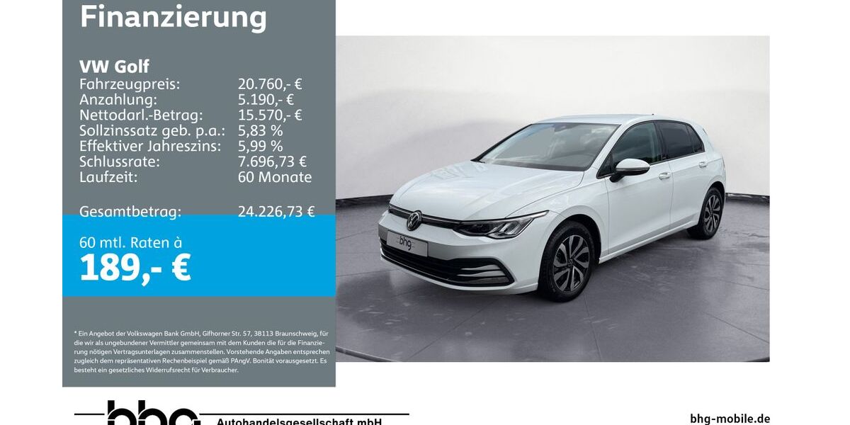 VW Golf 12.223 km 20.760 &euro; Mössingen 72116