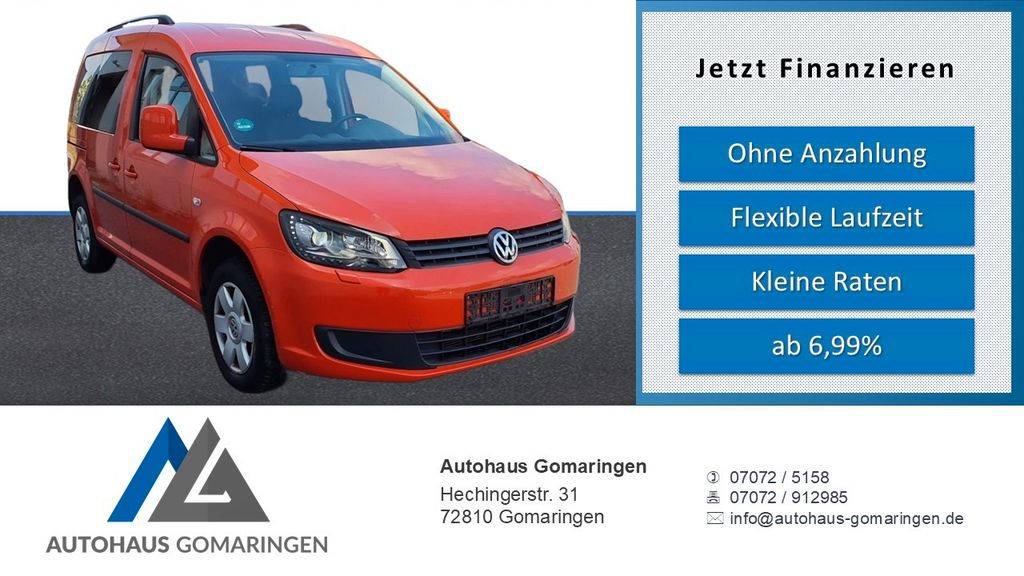 VW Caddy 54.450 km 14.999 &euro; Gomaringen 72810
