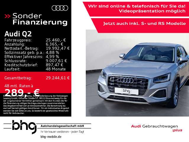 Audi Q2 4.117 km 25.460 € Kehl 77694