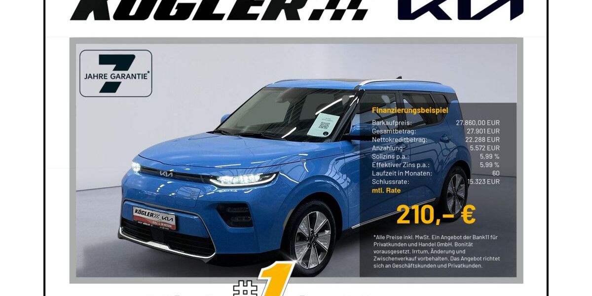 Kia Soul 23.650 km 27.860 &euro; Rosbach | Frankfurt Nord 61191