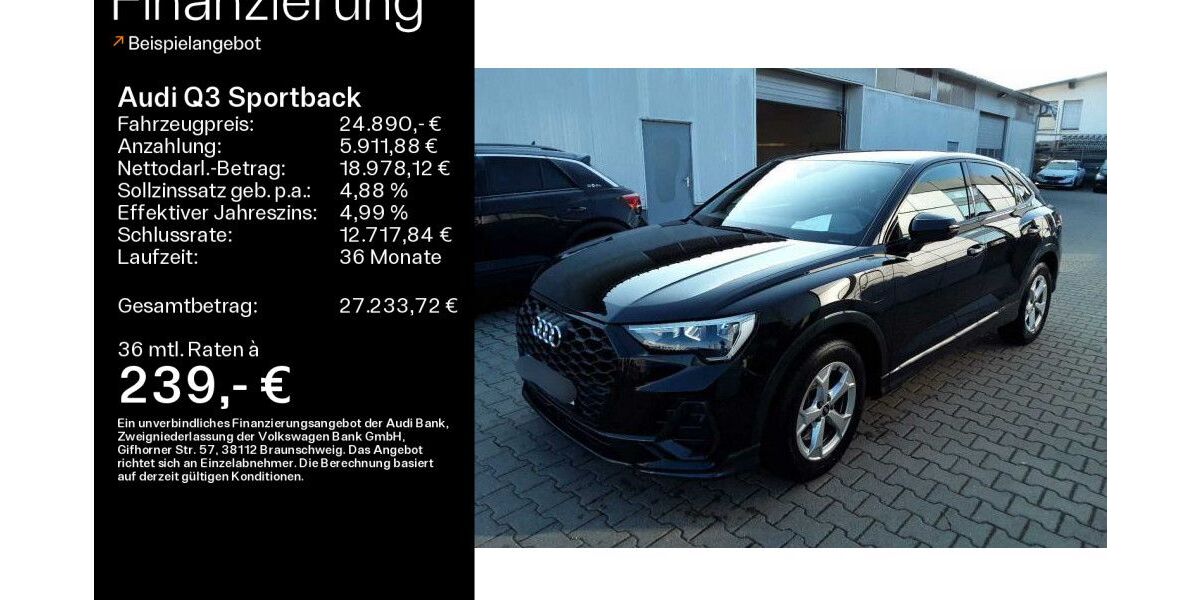 Audi Q3 74.637 km 24.890 &euro; Heidenheim a. d. B. 89520