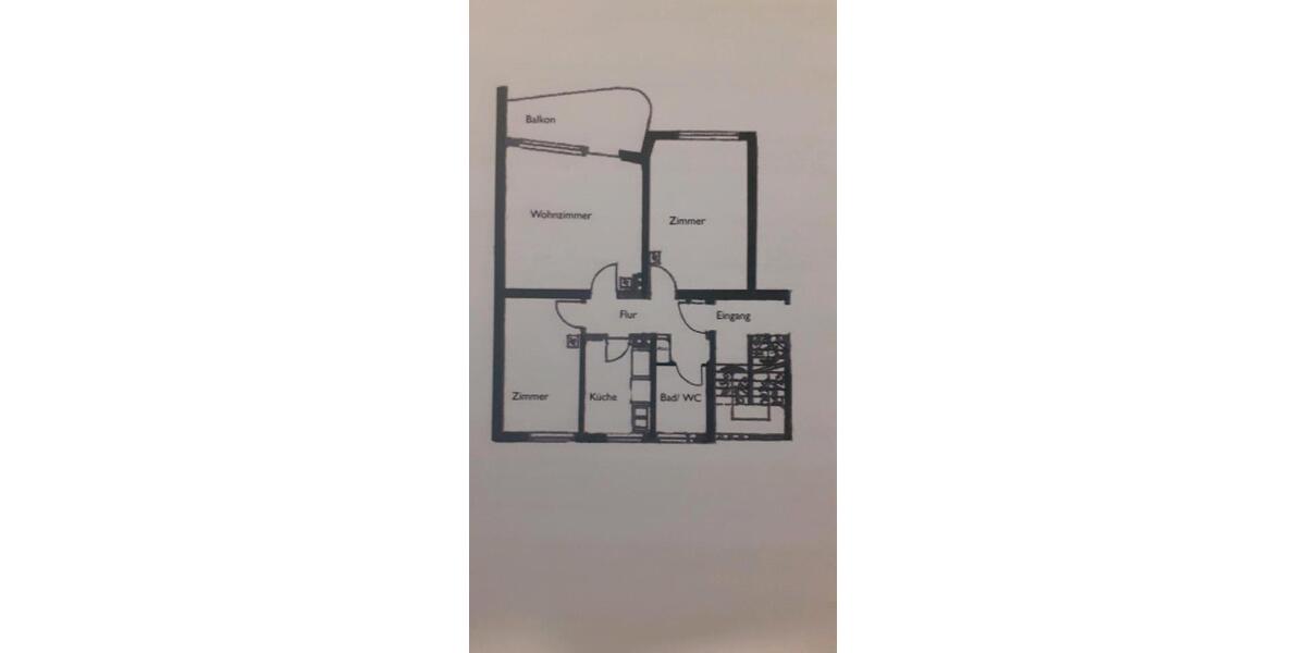 Eigentumswohnung 3 ZKB mit Südbalkon und Stellplatz 3 zimmer