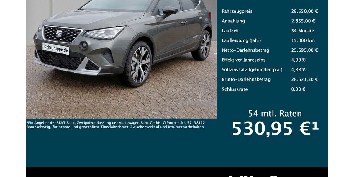 Seat Arona 5.500 km 28.550 &euro; Meckenheim / Bonn 53340