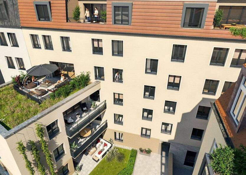 NEU! Außergewöhnliches für Individualisten - Nähe U-Bahn, MaisonetteWohnung mit Dachterrasse, Top Infrastruktur, Neubau