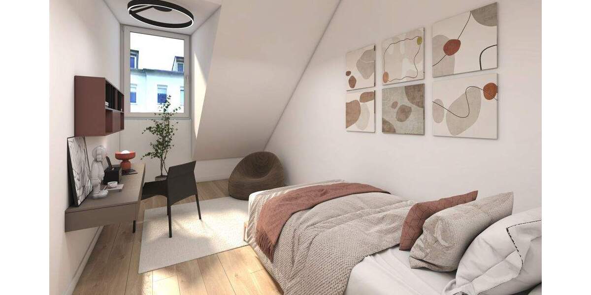 Etagenwohnung Bonn Zentrum - 3 Zimmer, 64 m&sup2;, 489.000&euro; | Angebot:25796643