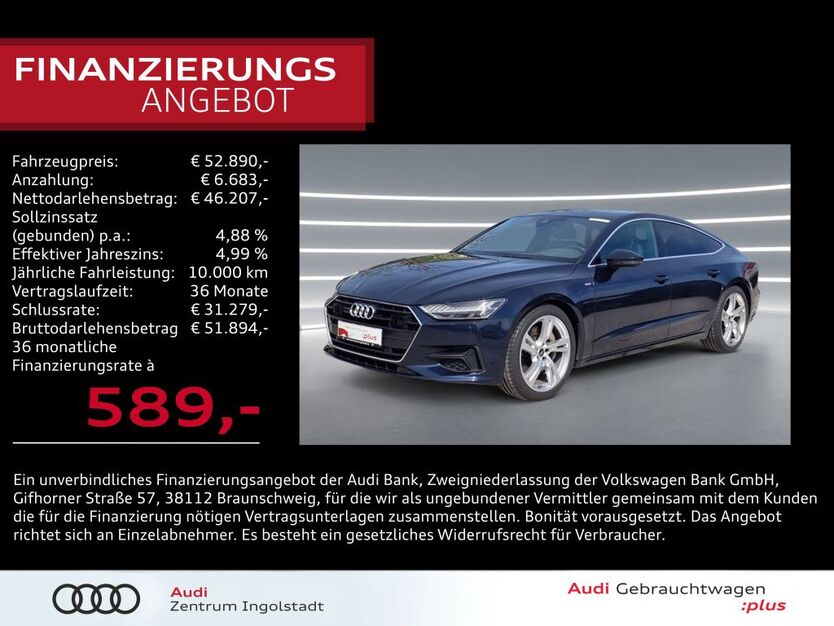 Audi A7 59.324 km 52.890 € Ingolstadt 85057