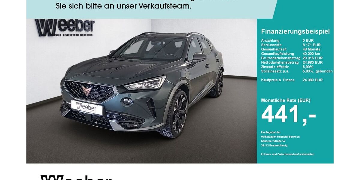 Cupra Formentor 52.593 km 24.980 &euro; Leonberg 71229