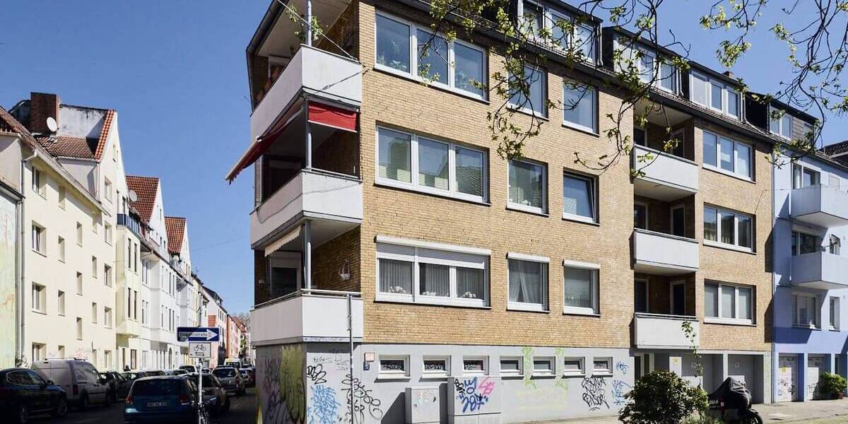 Etagenwohnung Bremen Alte Neustadt - 2 Zimmer, 52 m&sup2;, 159.000&euro; | Angebot:26696479