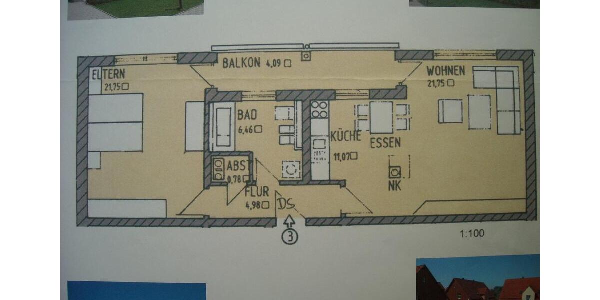 Etagenwohnung Hengersberg - 2 Zimmer, 67 m&sup2;, 530&euro; | Angebot:25435845