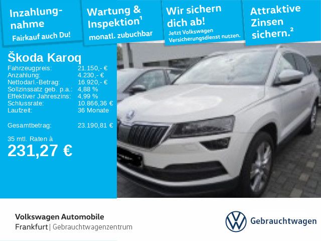 Skoda Karoq 71.002 km 21.150 € Frankfurt 60326