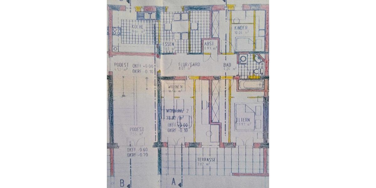 Erdgeschoßwohnung Halsbrücke - 3 Zimmer, 77 m&sup2;, 140.000&euro; | Angebot:26325680