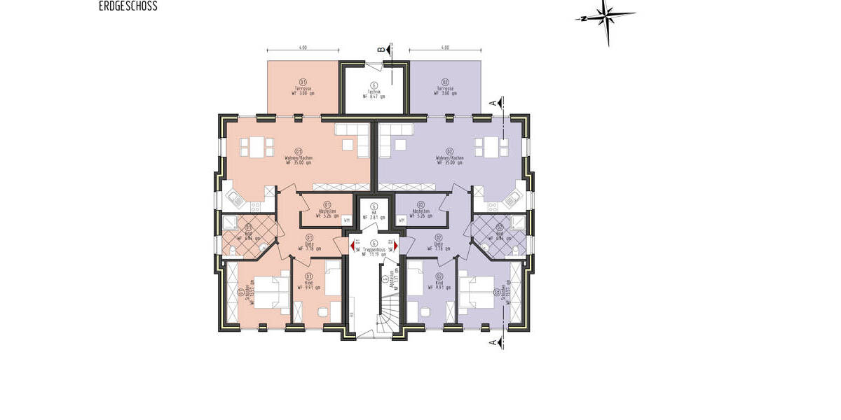 Etagenwohnung Ostrhauderfehn - 3 Zimmer, 81 m&sup2;, 321.000&euro; | Angebot:26487844