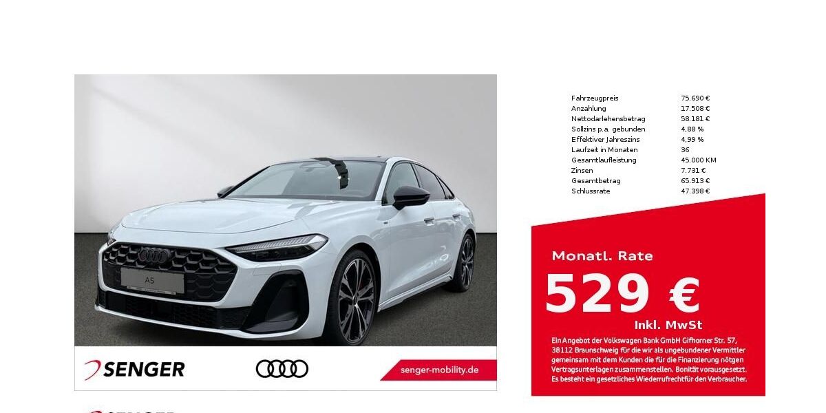 Audi A5 4.900 km 72.980 &euro; Bielefeld 33609