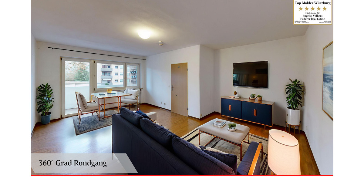 Etagenwohnung Veitshöchheim - 3 Zimmer, 80 m&sup2;, 240.000&euro; | Angebot:26016146