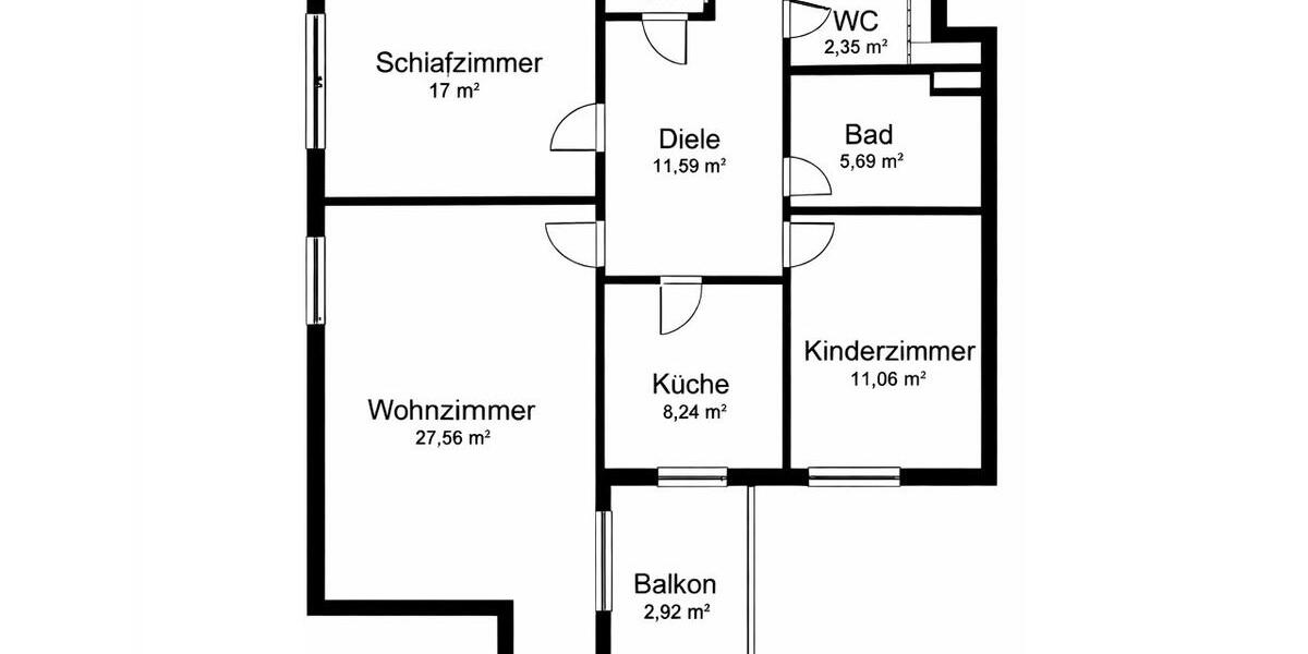 Etagenwohnung Stein - 3 Zimmer, 88 m&sup2;, 830&euro; | Angebot:25445719