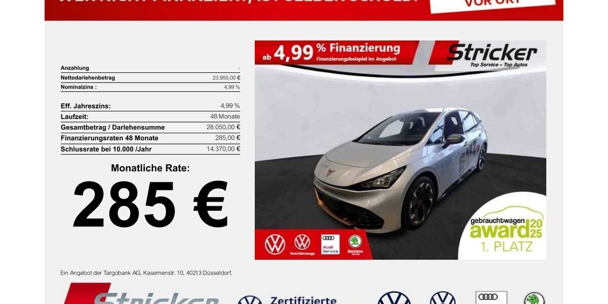 Cupra Born 42.574 km 23.949 &euro; Horn-Bad Meinberg 32805