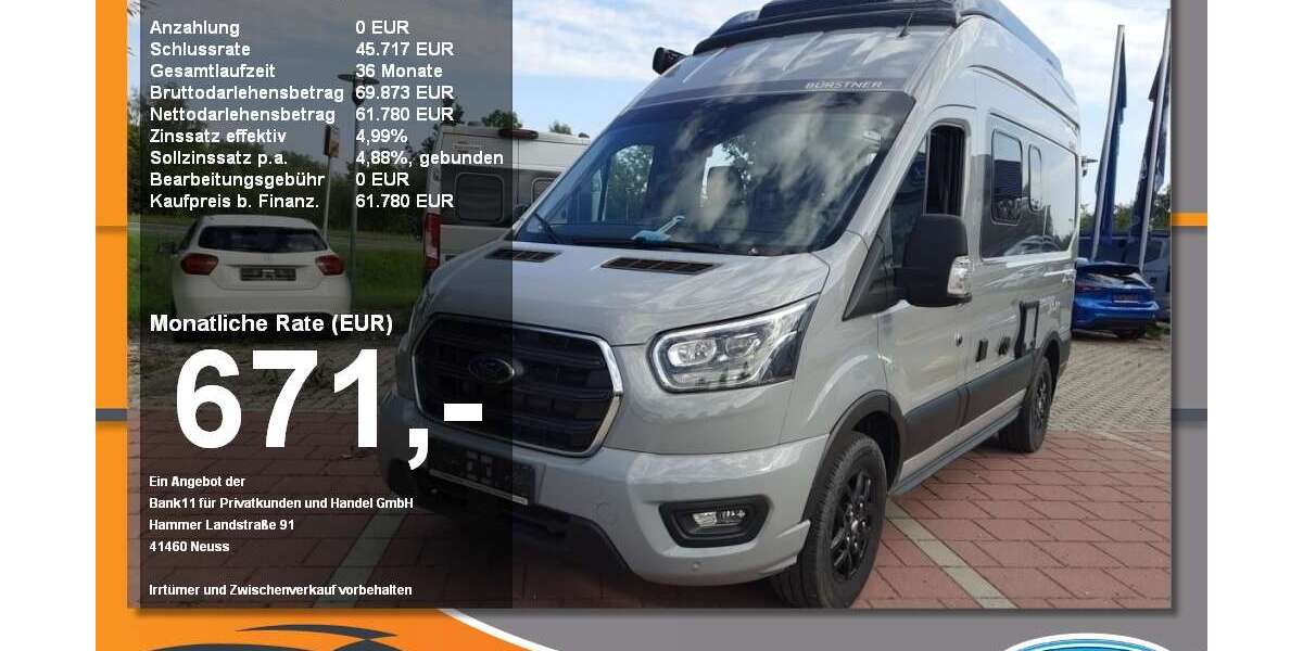 Ford Transit 1.493 km 63.980 &euro; Neustadt a. d. Donau 93333