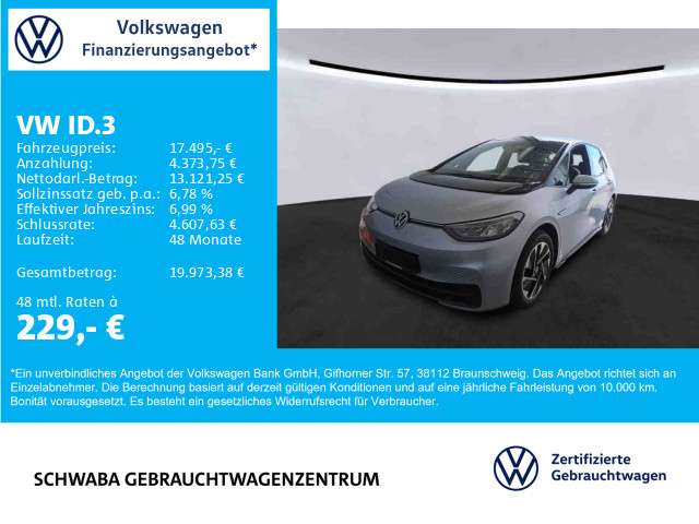 VW ID.3 50.400 km 17.495 € Gersthofen 86368