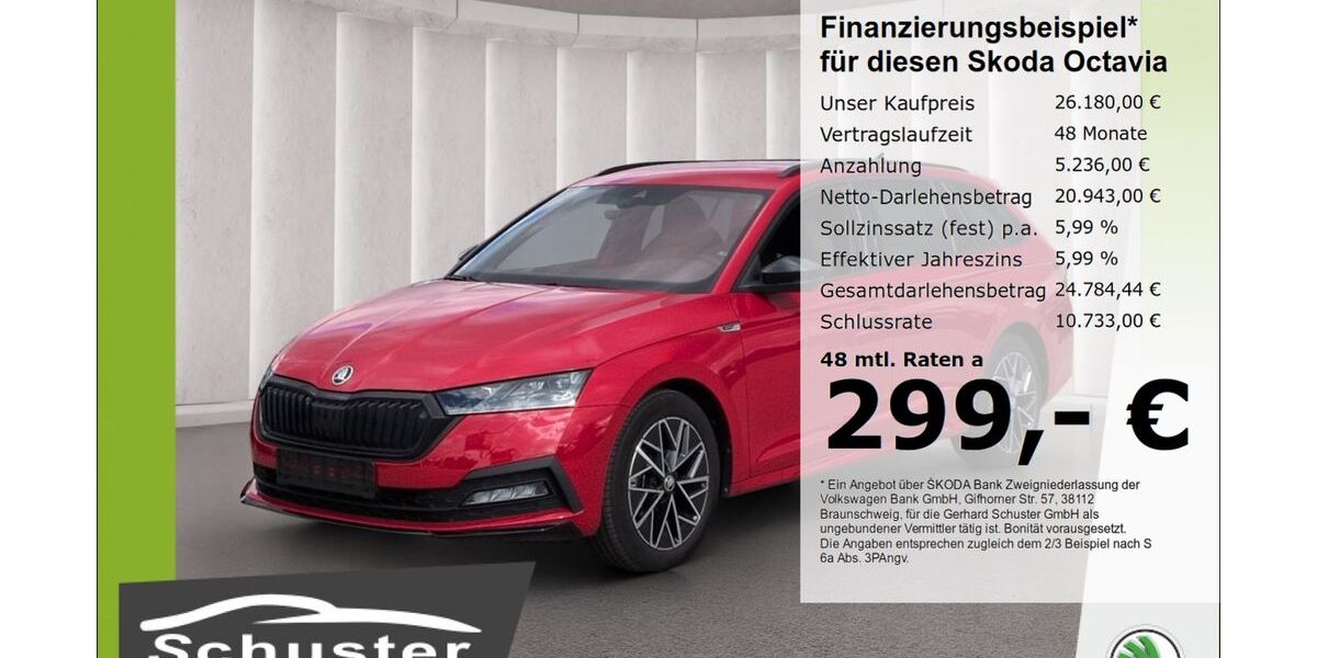 Skoda Octavia 15.264 km 26.179 &euro; Ruhstorf 94099