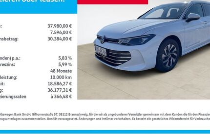 VW Passat Variant 9.226 km 37.980 &euro; Bitterfeld-Wolfen 06749