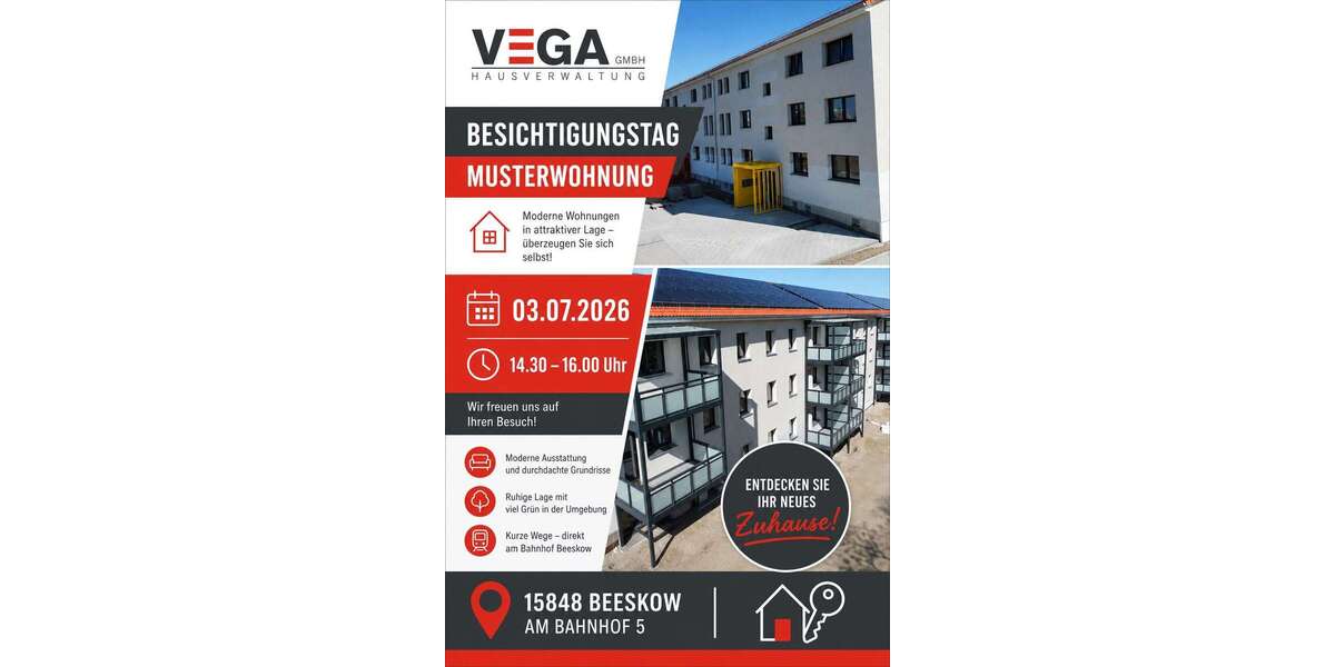 Etagenwohnung Brandenburg - Beeskow Beeskow - 3 Zimmer, 73 m&sup2;, 653&euro; | Angebot:26331753