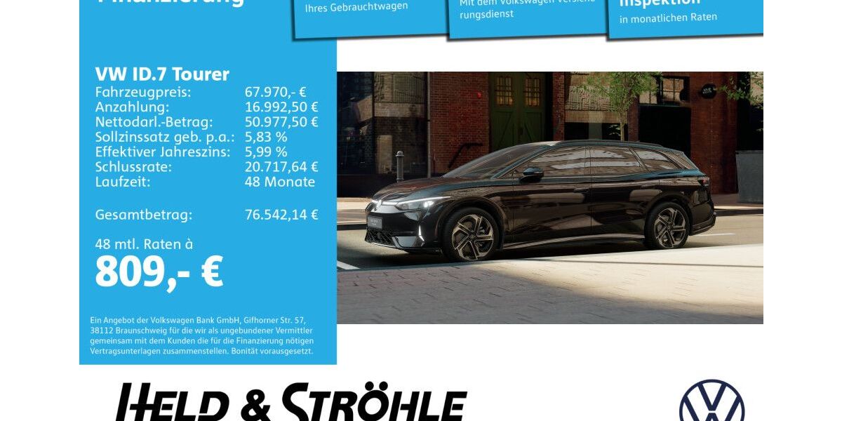 VW ID.7 3.000 km 67.970 &euro; Neu-Ulm 89231