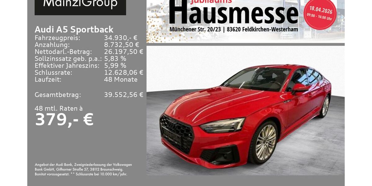 Audi A5 87.600 km 34.930 &euro; Feldkirchen/Westerham 83620