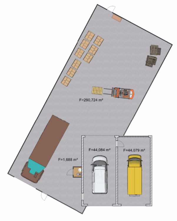 Lagerhalle mit Anbau und Grube - sofort frei