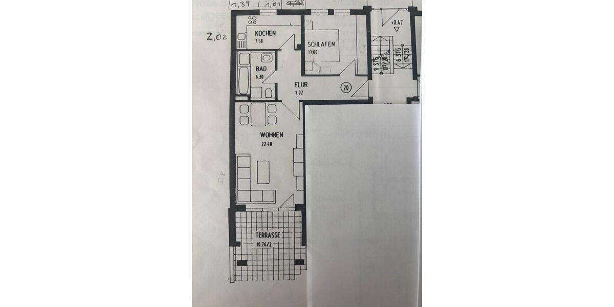 Erdgeschoßwohnung Kempten (Allgäu) Auf der Halde - 2 Zimmer, 62 m&sup2;, 299.000&euro; | Angebot:26462431