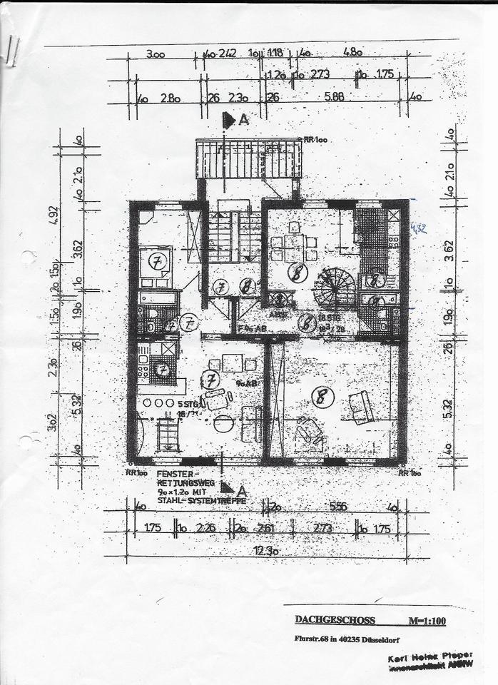 Maisonette-Oase mit Terasse und Balkon in Flingern ohne Makler
