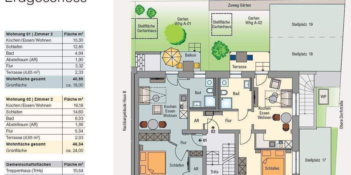 Etagenwohnung Pleinfeld Ramsberg - 2 Zimmer, 278.600&euro; | Angebot:26029706