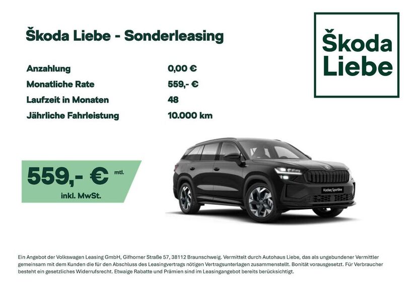 Skoda Kodiaq 4.500 km 47.911 € Sangerhausen 06526