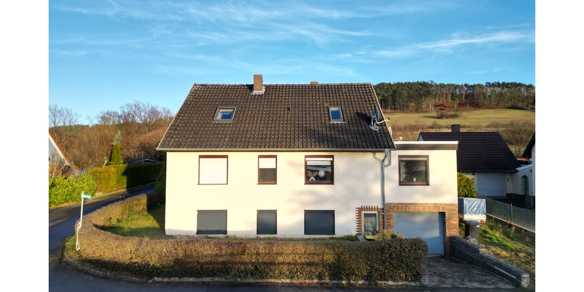 Freistehendes Einfamilienhaus mit viel Platz in schöner Lage von Witzenhausen-Unterrieden - Einfamilienhaus Witzenhausen Neuseesen | Angebot:24862375