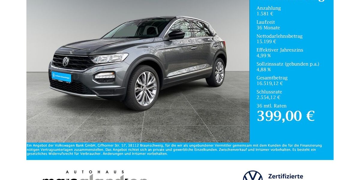 VW T-Roc 66.165 km 16.780 &euro; Pronsfeld 54597