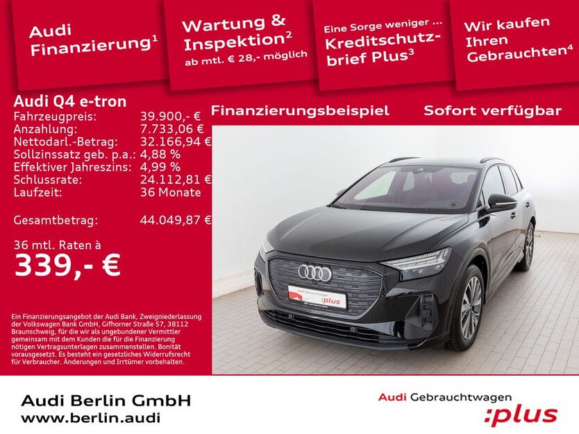 Audi Q4 e-tron 23.360 km 39.900 € Berlin 12489