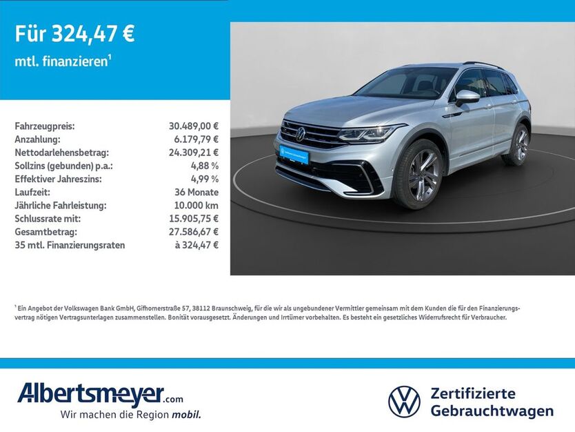 VW Tiguan 77.380 km 30.489 € Leinefelde-Worbis/DE 37327