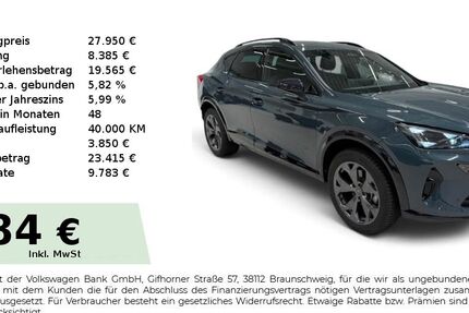Cupra Formentor 10.227 km 27.950 &euro; Dessau-Roßlau 06842