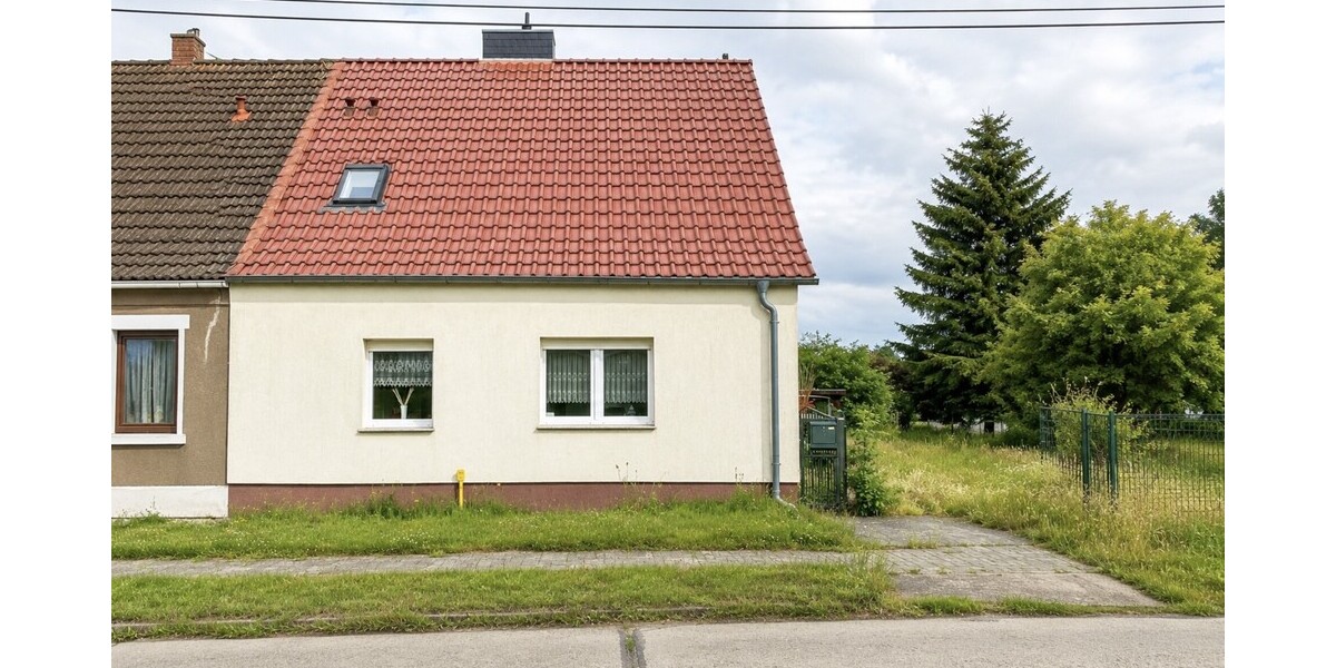19 km bis Prenzlau – Vollsanierte DHH (2005) in Werbelow auf 1.510 m² Grundstück mit großem Garten ! - Doppelhaushälfte Uckerland / Werbelow Werbelow | Angebot:26996857