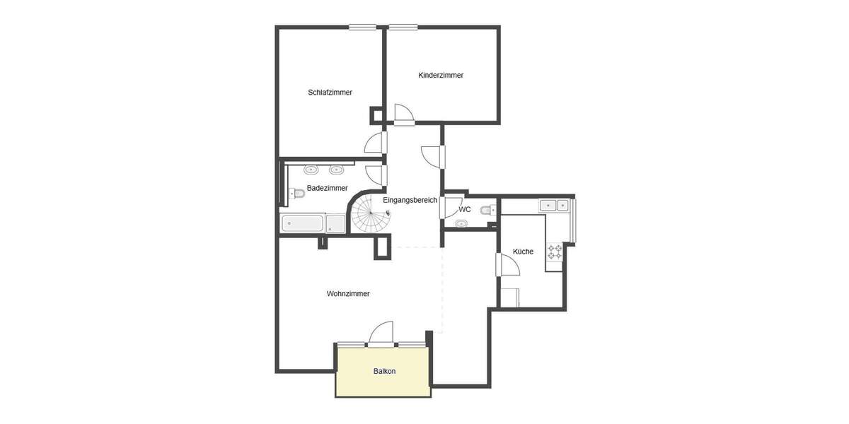 Etagenwohnung Bad Homburg vor der Höhe Bad Homburg - 3 Zimmer, 83 m&sup2;, 399.000&euro; | Angebot:24846081