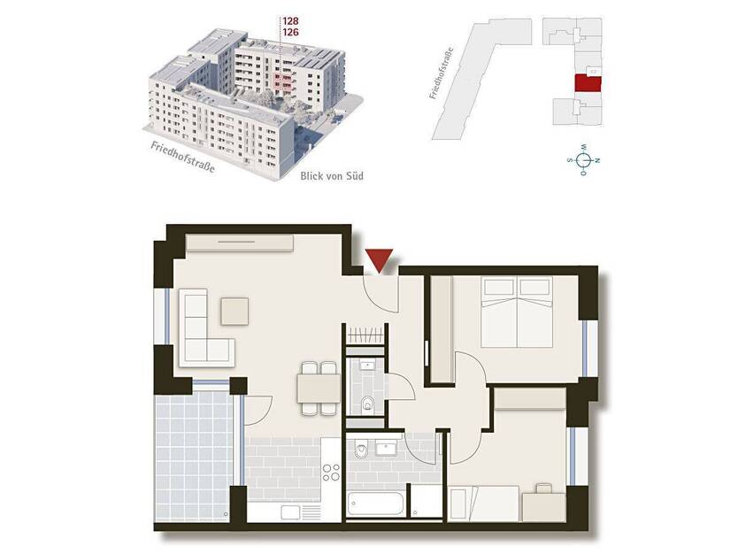 3-Zimmer-Wohnung in Stuttgart-Nord »Wohnen im Rosenstein IV Haus 1« 3 zimmer
