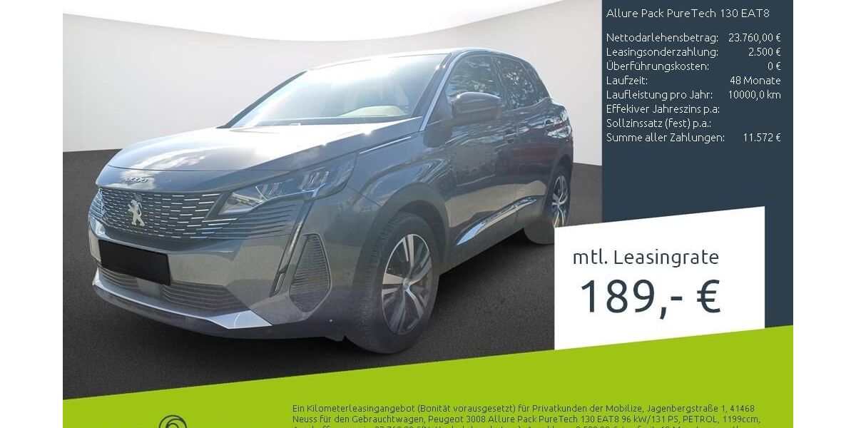 Peugeot 3008 24.096 km 23.330 &euro; Ahaus 48683