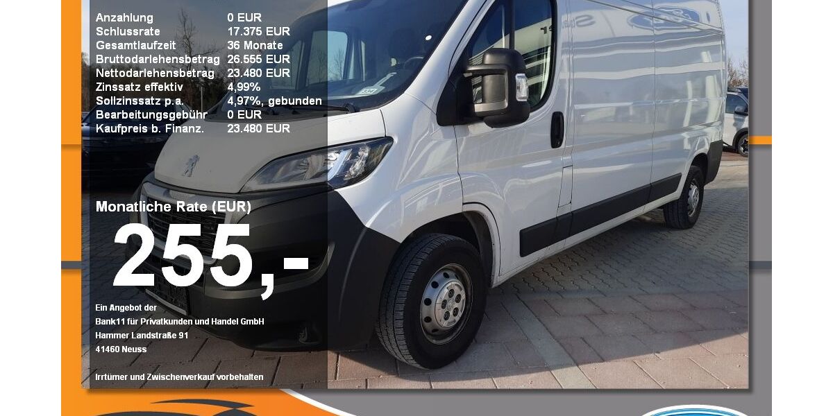 Peugeot Boxer 32.260 km 23.480 &euro; Neustadt / Donau 93333