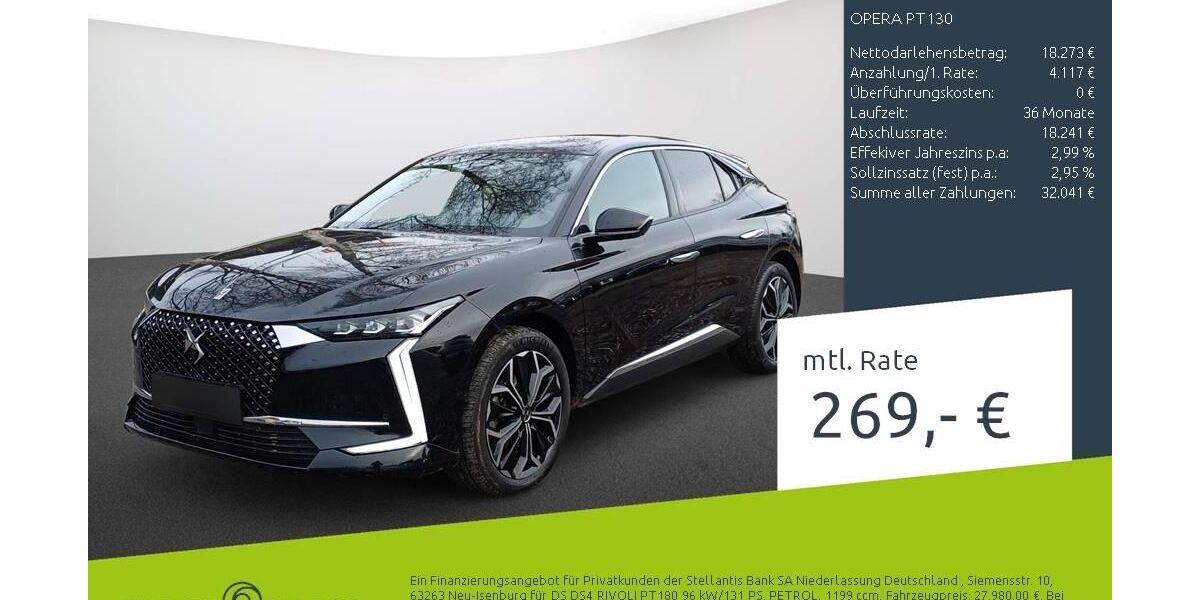 DS Automobiles DS4 29.639 km 21.999 &euro; Dortmund 44263